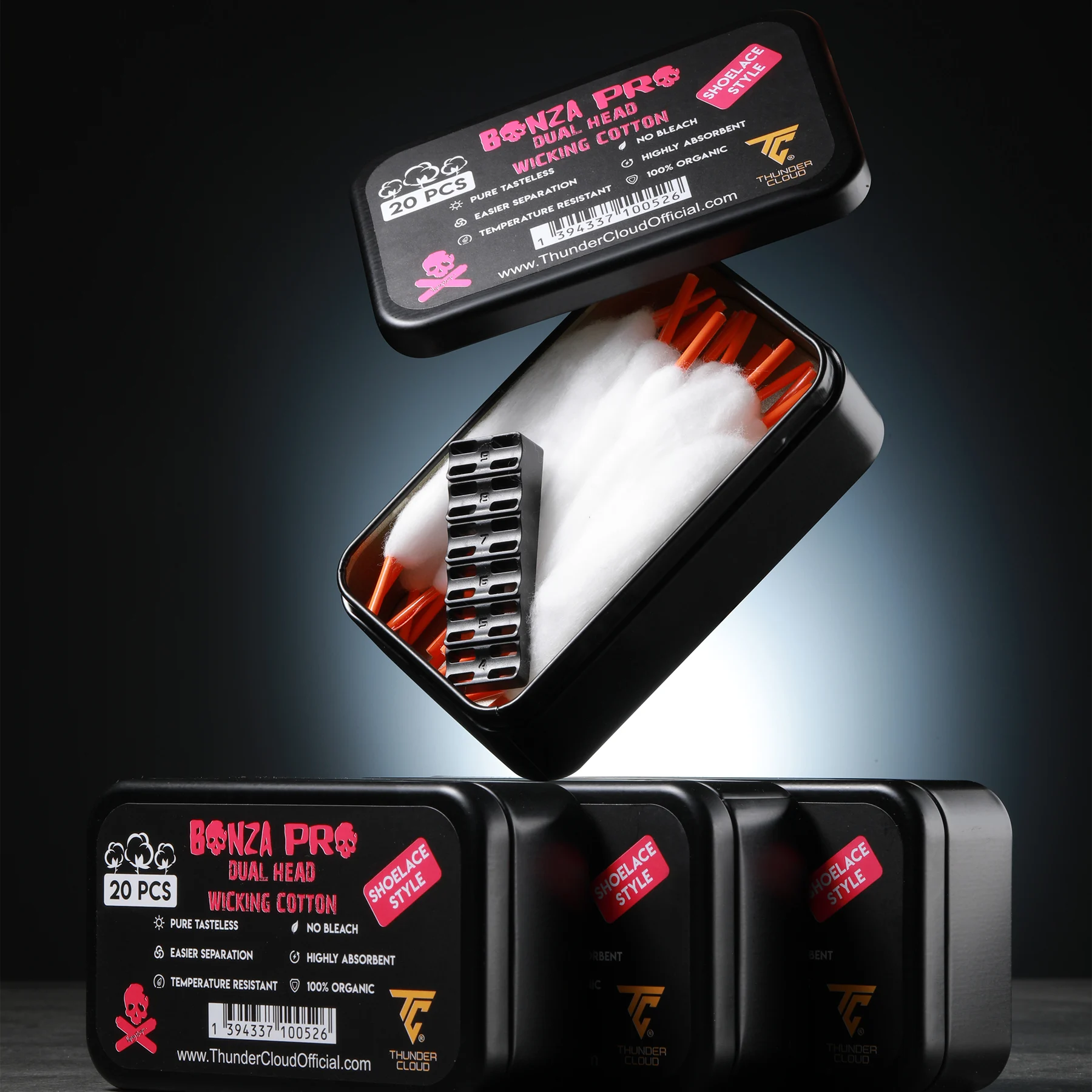 Bonza Pro Dual Head Shoelace Cotton - Built For Pros