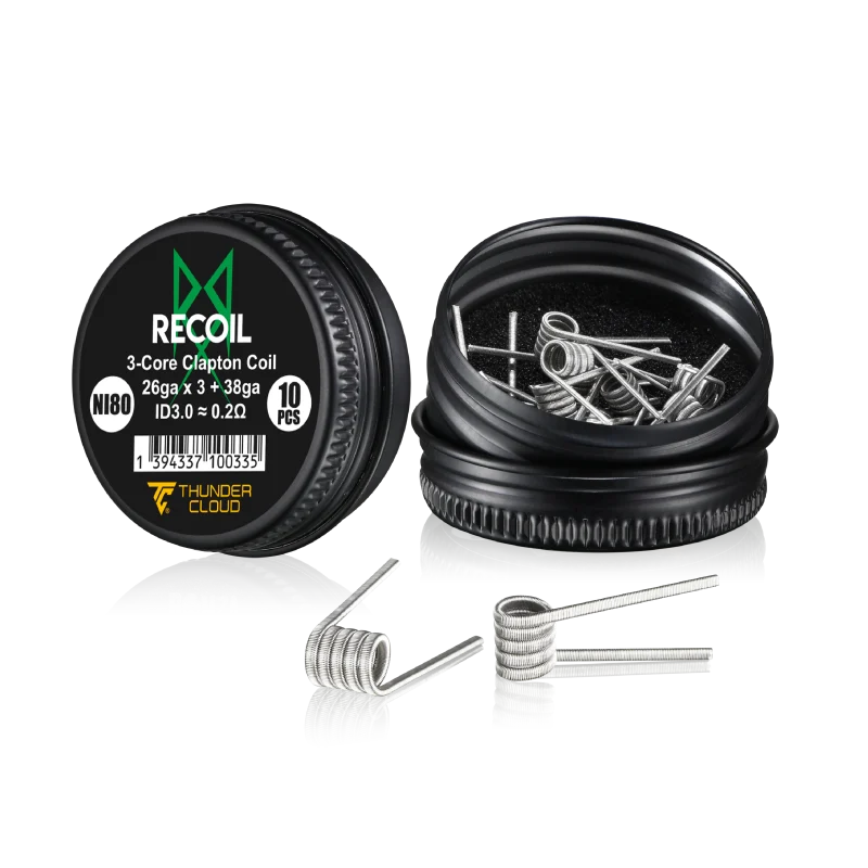 Ni80 26ga X 3 + 38ga Id3.0 0.2Ω(recoil R3 Dual Rda)