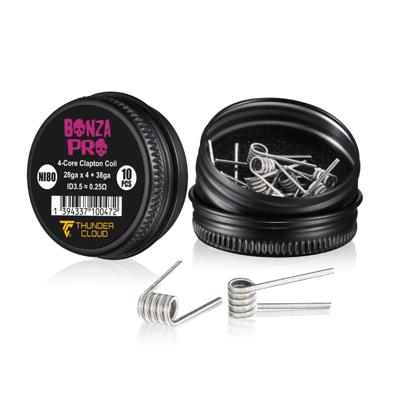 Ni80 28ga X 4 + 38ga X Id3.5 X 0.25Ω（bonza Pro Rta）