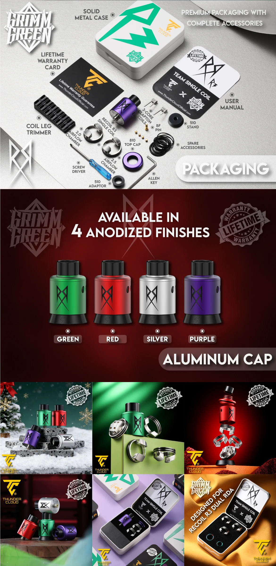 Recoil R3 Single Coil Rda Single Coil Maximum Recoil C