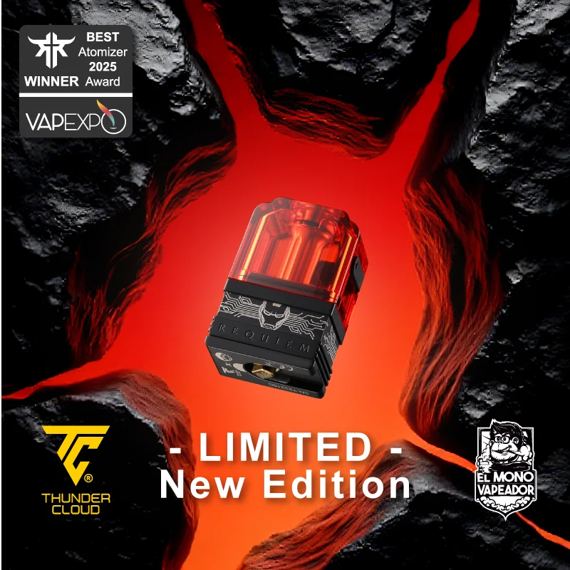 Requiem Rba Designed By Elmono Vapeador In Spai Red Black02 Requiem Rba Designed By Elmono Vapeador In Spai Red Black02