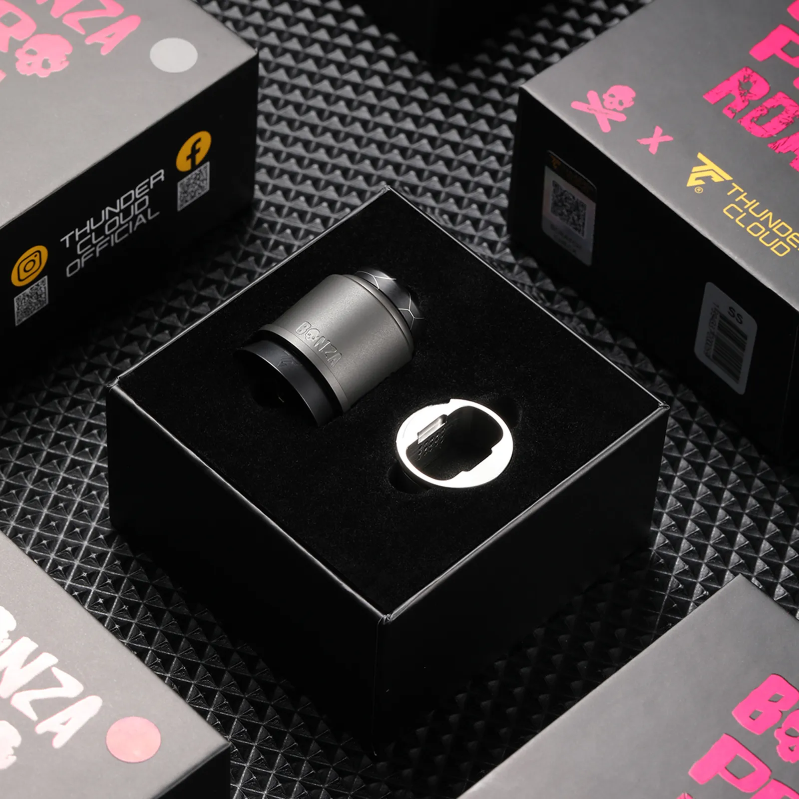 Thundercloud vaping Bogan Bonza Pro Rda By Vaping Bogan Bonza Rda Open Case