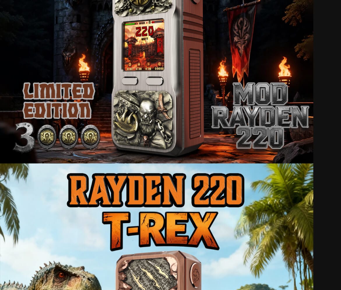 Rayden 220 Limited Edition Box Mod by BD Vape 14 Bd Vapwe 11