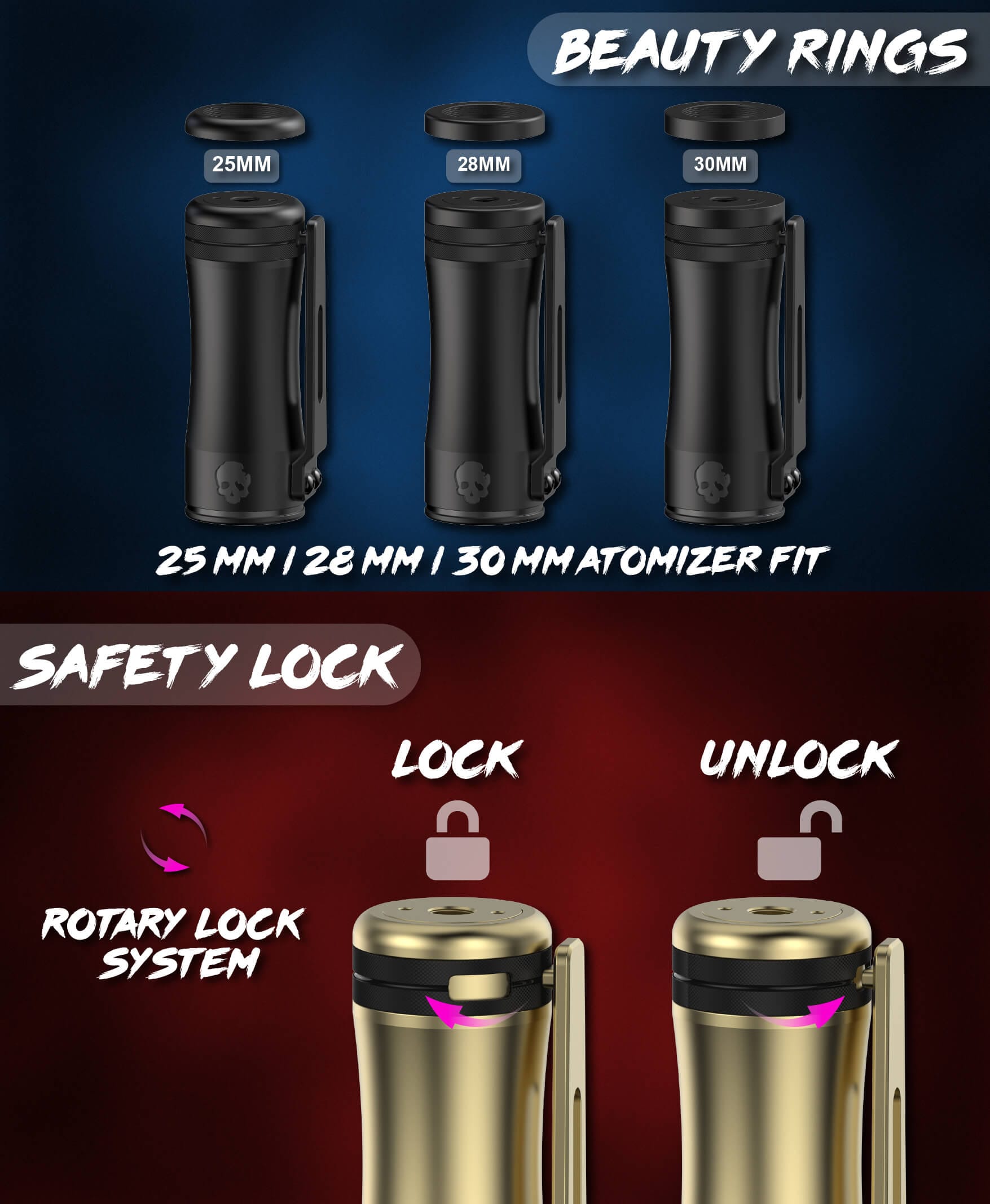Bonza Pro Mech Mod By Vaping Bogan 5 Mech2@1.5x 100